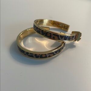 Leopard Print Gold earrings